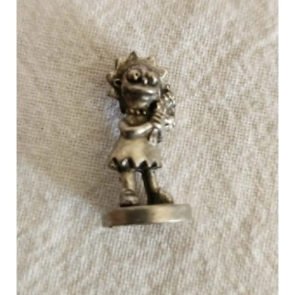 The Simpsons Monopoly Mail In Pewter Metal Board Game Tokens Figures Promo Vtg